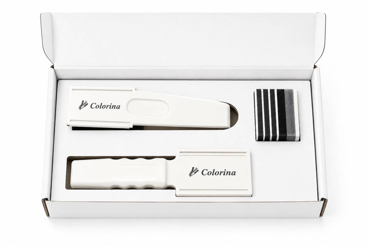 Colorina set packaging.